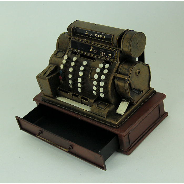 Williston Vasser Old Fashioned Cash Register Sculpture Wayfair.ca